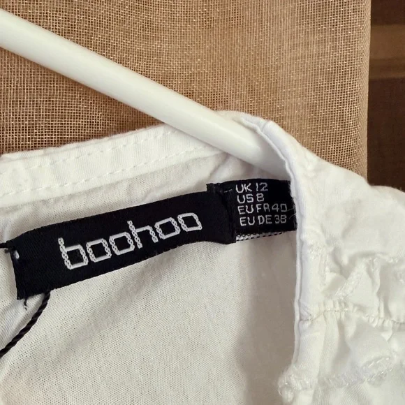 Boohoo Romantic White Tiered Balloon Sleeve Maxi Dress - Picture 5 of 9